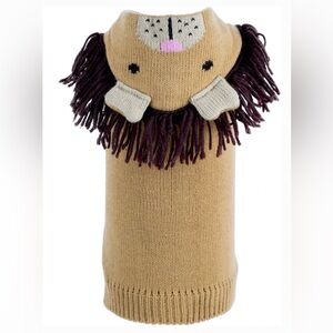 The Worthy Dog Cecil the Lion Dog Hoodie, Tan, Small